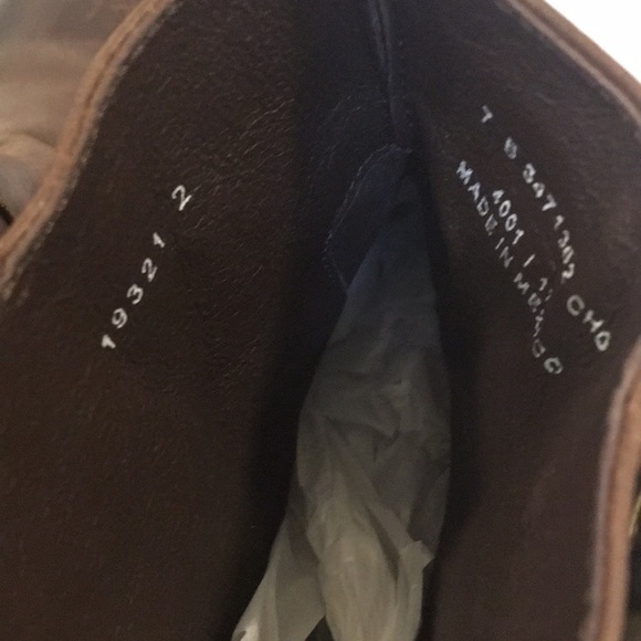 NWT Frye Pippa Leather Ankle Brown Boots - Picture 10 of 13